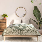Fox in the Pansies Comforter Gallery Image 3