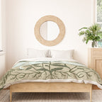 Fox in the Pansies Duvet Cover Gallery Image 3