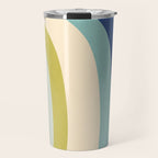 Rainbow rings - oceanic Travel Mug Gallery Image 1