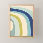 Rainbow rings - oceanic Mini Art Print Gallery Image 1