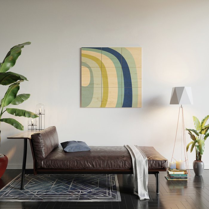Rainbow rings - oceanic Wood Wall Art Gallery Image 2