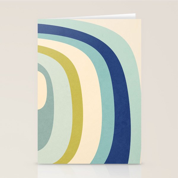Rainbow rings - oceanic Stationery Card Gallery Image 1