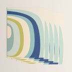 Rainbow rings - oceanic Wrapping Paper Gallery Image 3