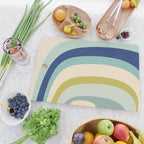 Rainbow rings - oceanic Cutting Board Gallery Image 2