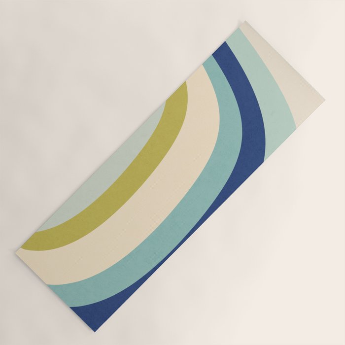 Rainbow rings - oceanic Yoga Mat Gallery Image 1