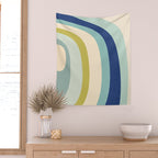 Rainbow rings - oceanic Wall Tapestry Gallery Image 2