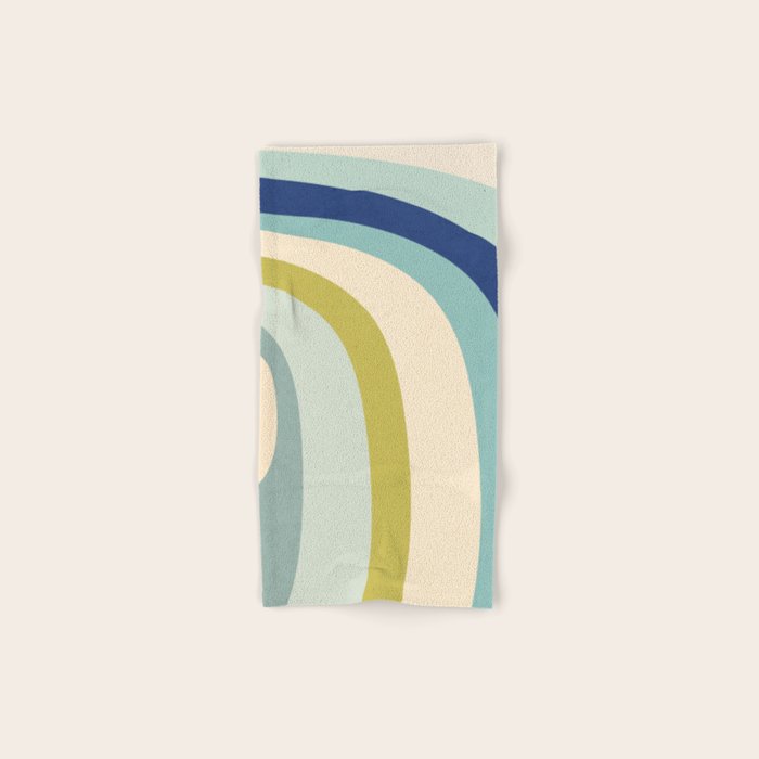 Rainbow rings - oceanic Bath Towel Gallery Image 1