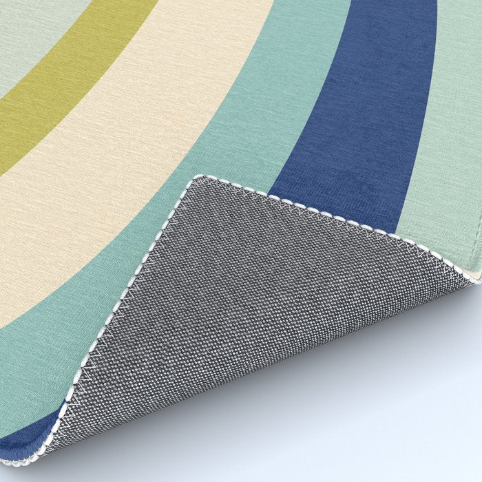Rainbow rings - oceanic Rug Gallery Image 4