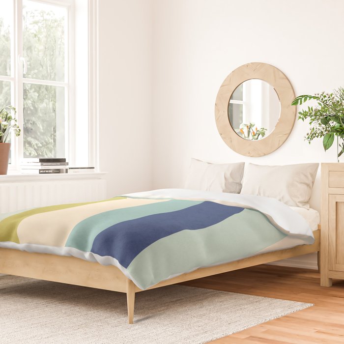Rainbow rings - oceanic Duvet Cover Gallery Image 2