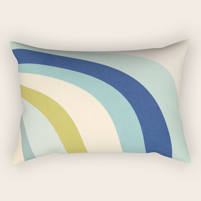 Rainbow rings - oceanic Rectangular Pillow Gallery Image 2