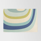 Rainbow rings - oceanic Rug Gallery Image 2