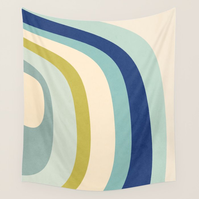 Rainbow rings - oceanic Wall Tapestry Gallery Image 4