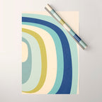Rainbow rings - oceanic Wrapping Paper Gallery Image 1