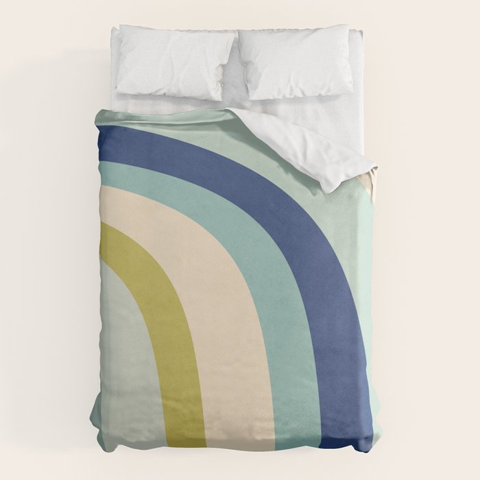 Rainbow rings - oceanic Duvet Cover Gallery Image 6