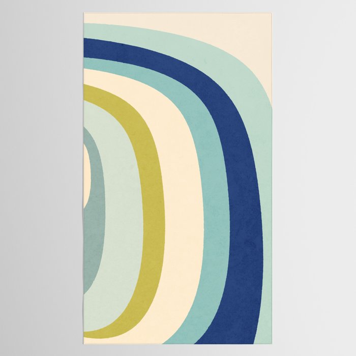 Rainbow rings - oceanic Tablecloth Gallery Image 2