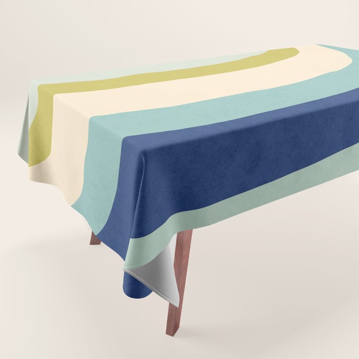 Rainbow rings - oceanic Tablecloth Gallery Image 1