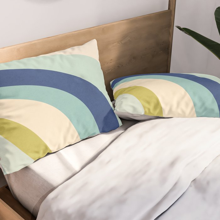 Rainbow rings - oceanic Pillow Sham Gallery Image 2