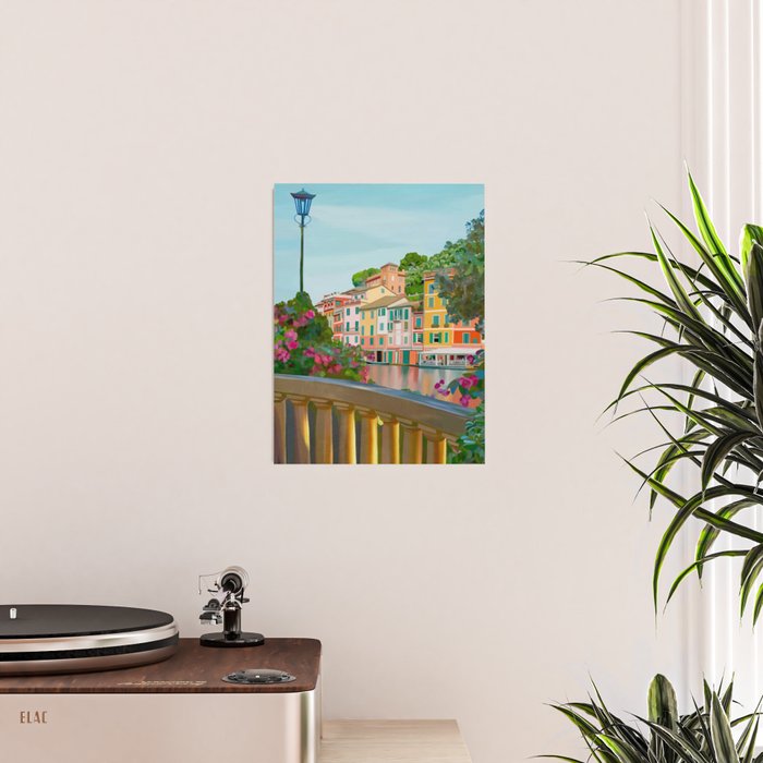 Charming Riviera Waterfront Poster Gallery Image 2