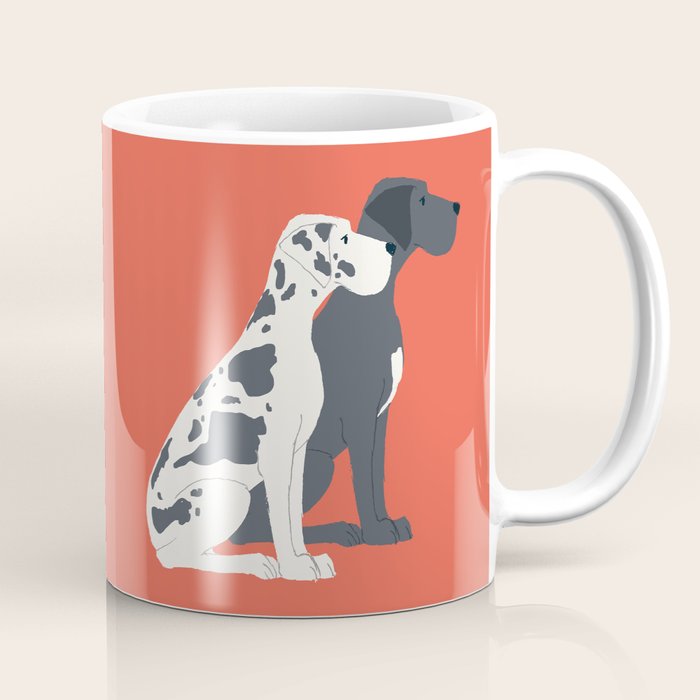 Great Dane Dog Illustration Coffee Mug Gallery Image 1