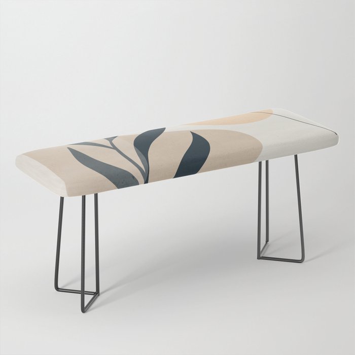 Minimal Abstract Art Plant 9 Bench Gallery Image 1