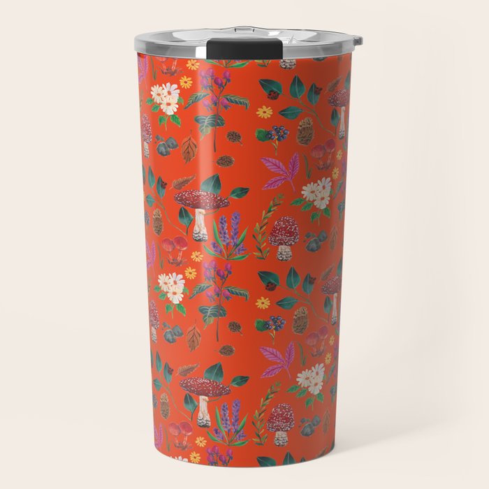 Autumn garden plants Travel Mug Gallery Image 1