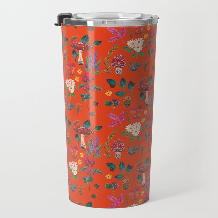 Autumn garden plants Travel Mug Gallery Image 3