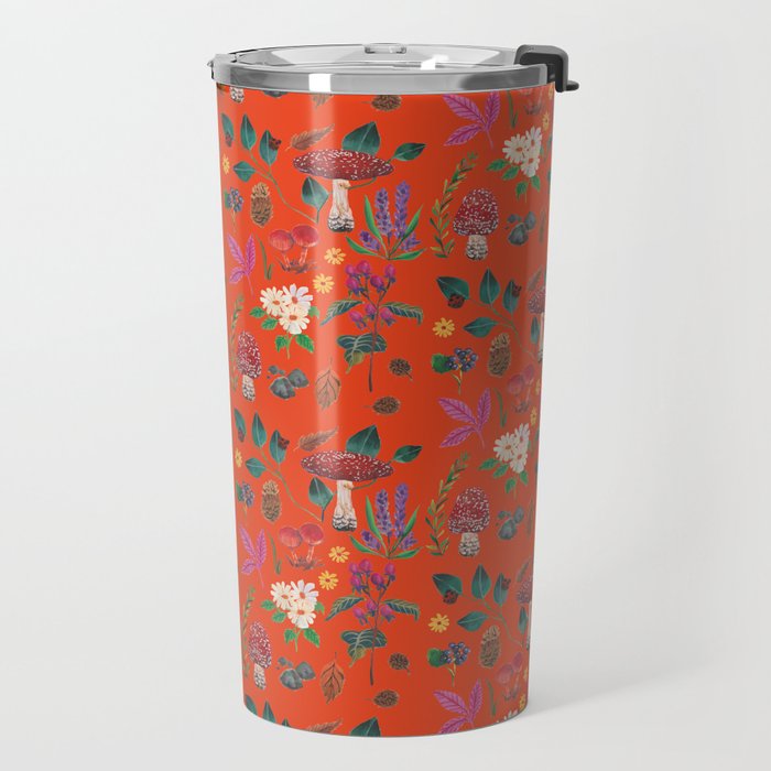 Autumn garden plants Travel Mug Gallery Image 2
