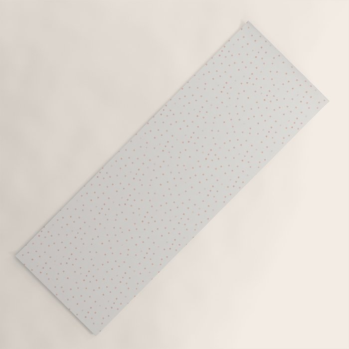 Little Stars Cream & Peach Yoga Mat Gallery Image 1