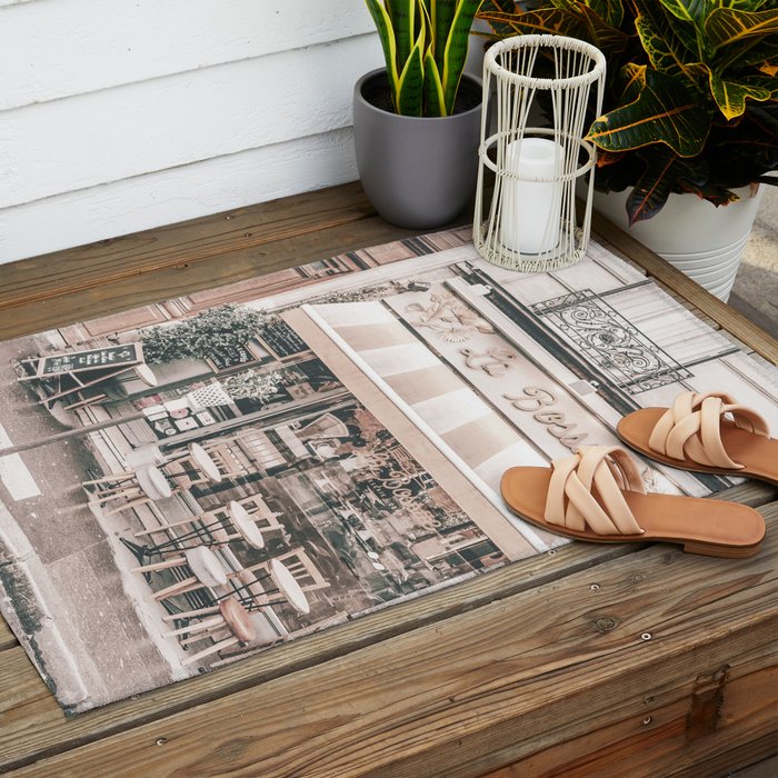 Cafe de Paris Outdoor Rug Gallery Image 2
