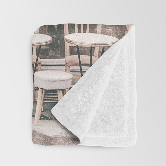 Cafe de Paris Throw Blanket Gallery Image 3