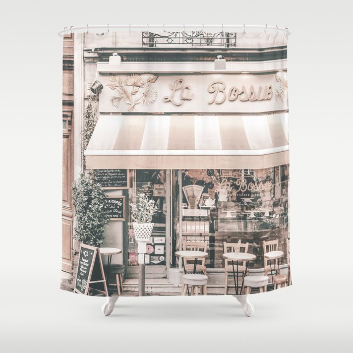 Cafe de Paris Shower Curtain Gallery Image 1