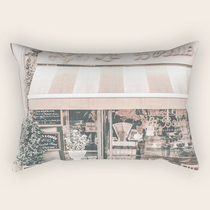 Cafe de Paris Rectangular Pillow Gallery Image 2