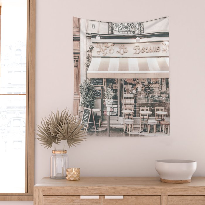 Cafe de Paris Wall Tapestry Gallery Image 2