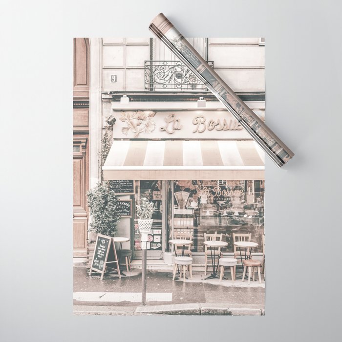 Cafe de Paris Wrapping Paper Gallery Image 1