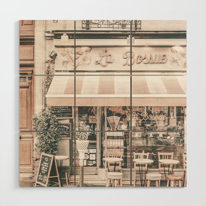 Cafe de Paris Wood Wall Art Gallery Image 1