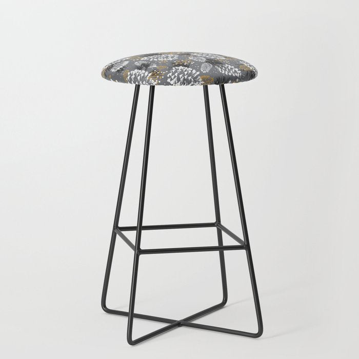 Festive Forest - Grey Stool Gallery Image 1