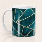Deep Teal Stone Coffee Mug Gallery Image 3
