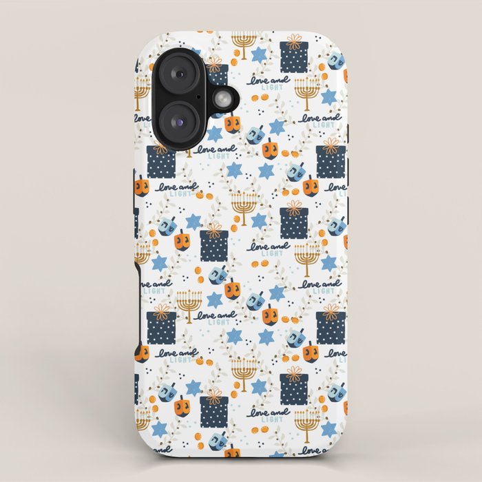 Love and Light for Hanukkah iPhone Case Gallery Image 1