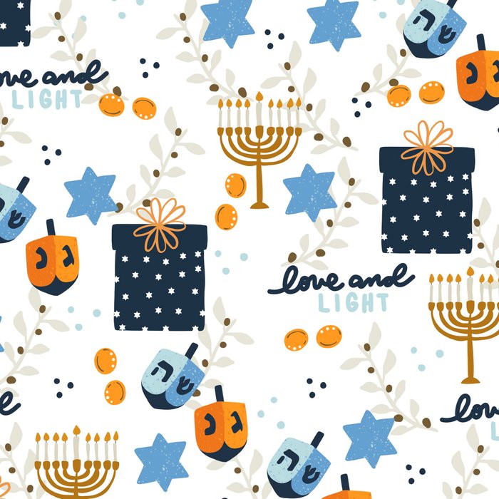 Love and Light for Hanukkah Coffee Mug Gallery Image 2