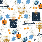 Love and Light for Hanukkah Coffee Mug Gallery Image 2