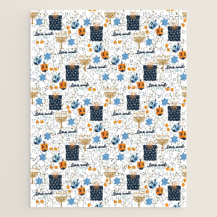 Love and Light for Hanukkah Jigsaw Puzzle