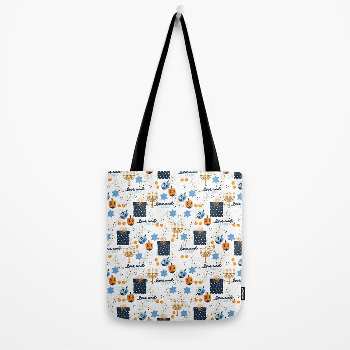 Love and Light for Hanukkah Tote Bag Gallery Image 2