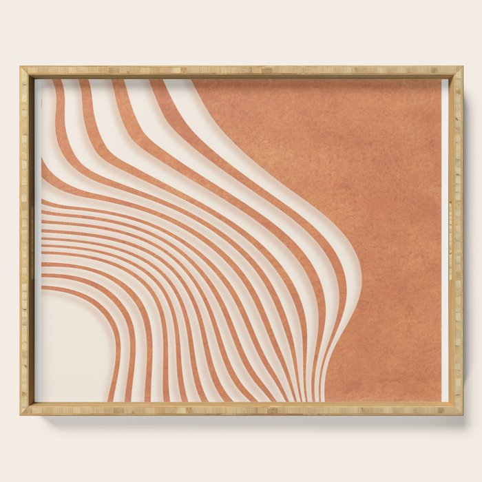 Movement of Lines 2 Serving Tray Gallery Image 1