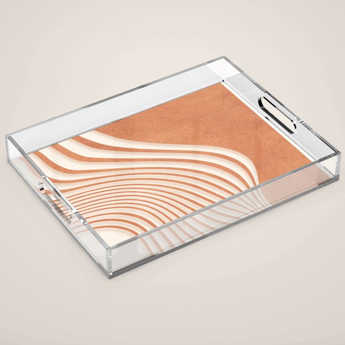 Movement of Lines 2 Acrylic Tray Gallery Image 1