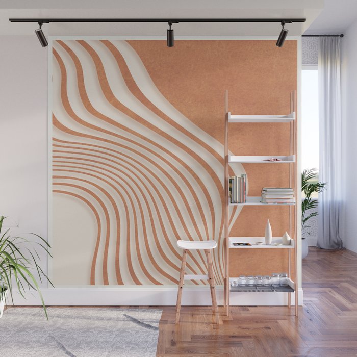 Movement of Lines 2 Wall Mural Gallery Image 1