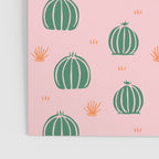Vintage succulent cactus plant pattern Poster Gallery Image 3