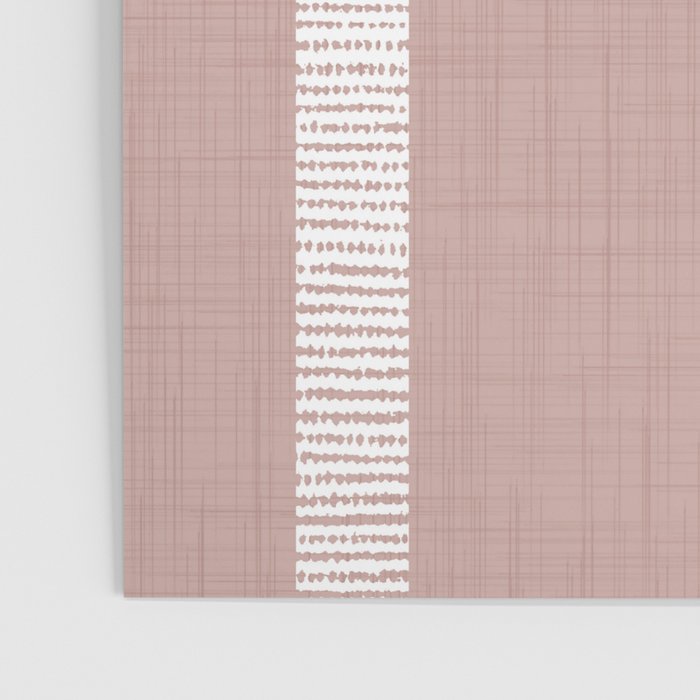 Modern Boho Serenity Stripes Mauve Poster Gallery Image 3