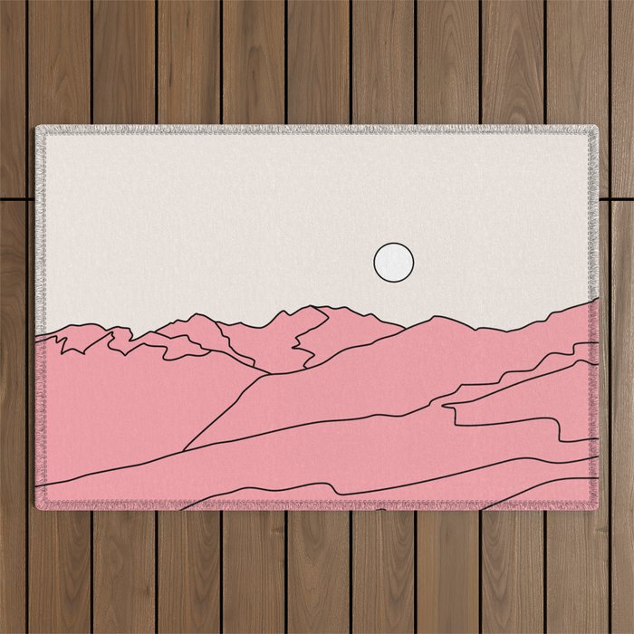 Abstract Landscape 28F Outdoor Rug Gallery Image 1