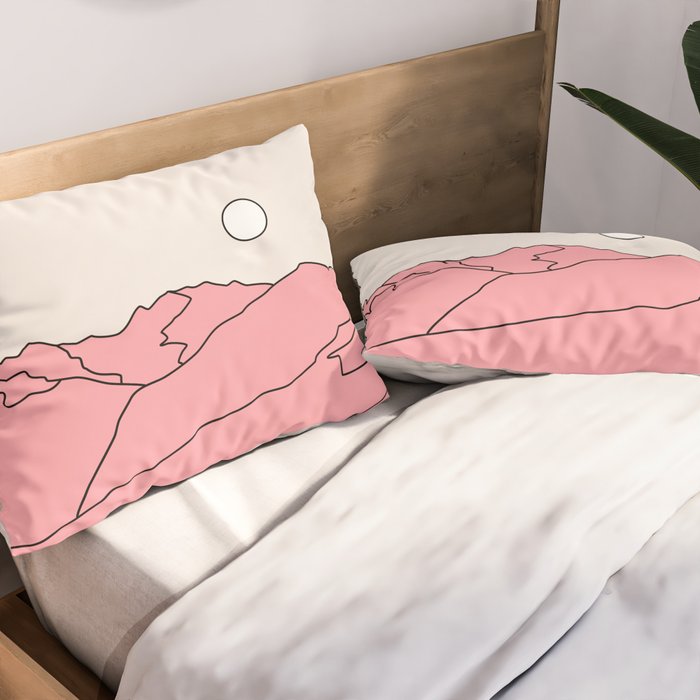 Abstract Landscape 28F Pillow Sham Gallery Image 2