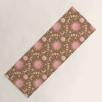 Dusty Pink Boho Celestial Yoga Mat Gallery Image 1